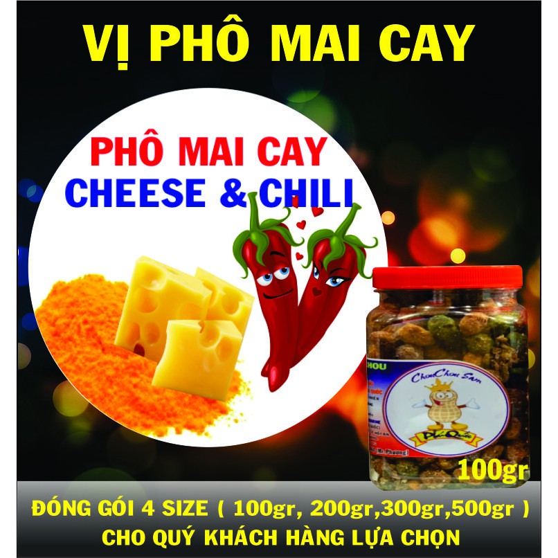 đậu phộng CHOUCHOU PQ vị phô mai cay 100g