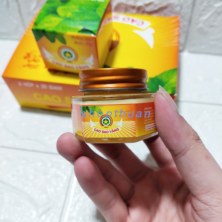 Cao Sao Vàng Lọ 20 Gram TW3 - Golden Star Balm - Dầu Cù Là