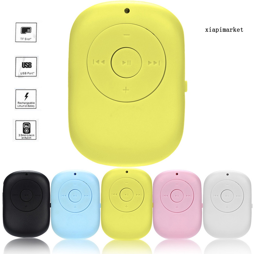 MALO_MP3 Player Universal Rechargeable Stylish Mini Portable Music Media for Home