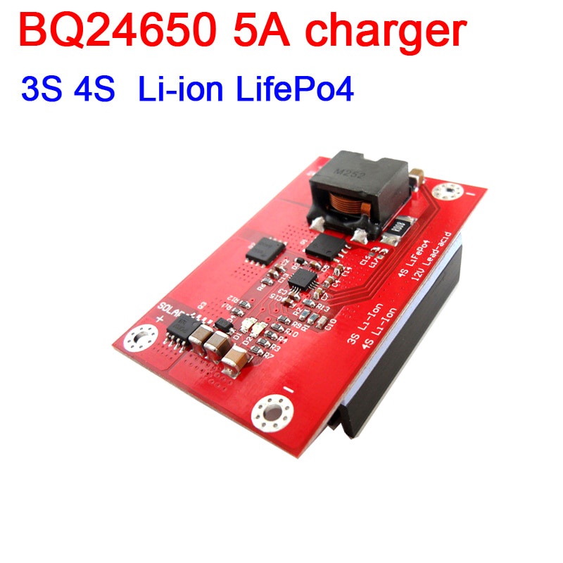 Bảng Mạch Sạc Pin Năng Lượng Mặt Trời Bq24650 5a Mppt 3s 4s 12v Li-Ion Lifepo4 40w-60w 18v