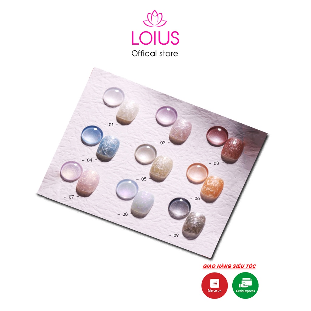 Set sơn gel ngọc trai 3D Vedeeni 9 màu siêu độc đáo mã A61 tặng kèm bảng màu