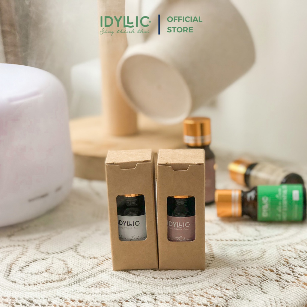 Tinh Dầu Trà Trắng Idyllic | 100% Thiên Nhiên Xông Phòng, Làm Nến Thơm, Massage Body