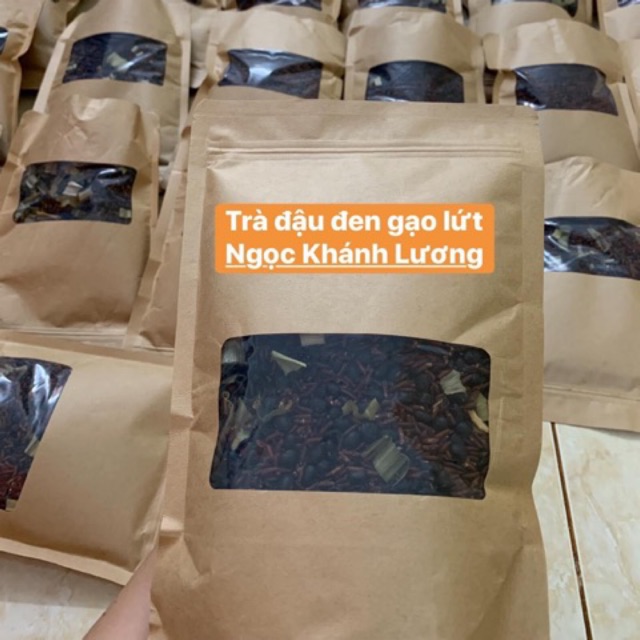 Trà đậu đen gạo lứt thơm mát