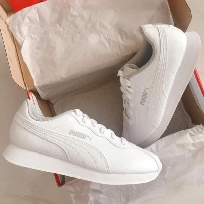 Giày Sneaker Thể Thao Nam Nữ Puma Turin II Trắng