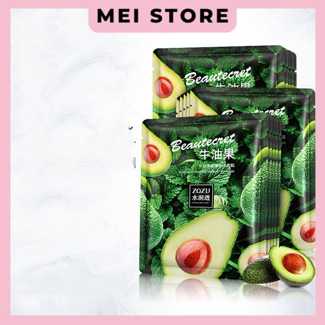 Mặt Nạ Trái Bơ ZOZU Beautecret Dưỡng Ẩm Làm Mịn Da
