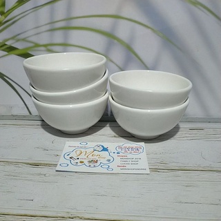 [Sỉ Lẻ Gốm Sứ] 10 Chén Chè Sứ Trắng Dày Cao Cấp