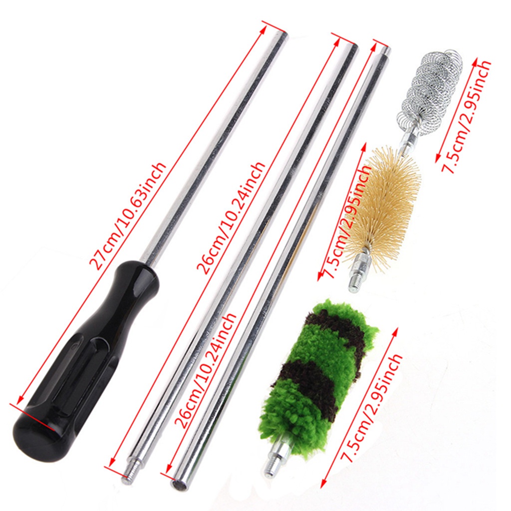 Set 6 Cọ Bằng Nhôm Chuyên Dụng Cho Súng Săn 12 GA