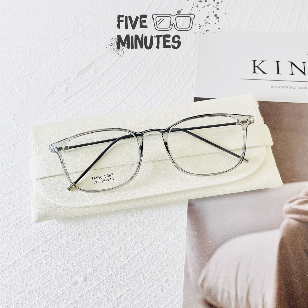 [ Fiveminutes eyewear ] Gọng kính vintage 8092 vuông dáng bầu càng tăm siêu xinh , nhận cắt mắt cận loạn theo giấy