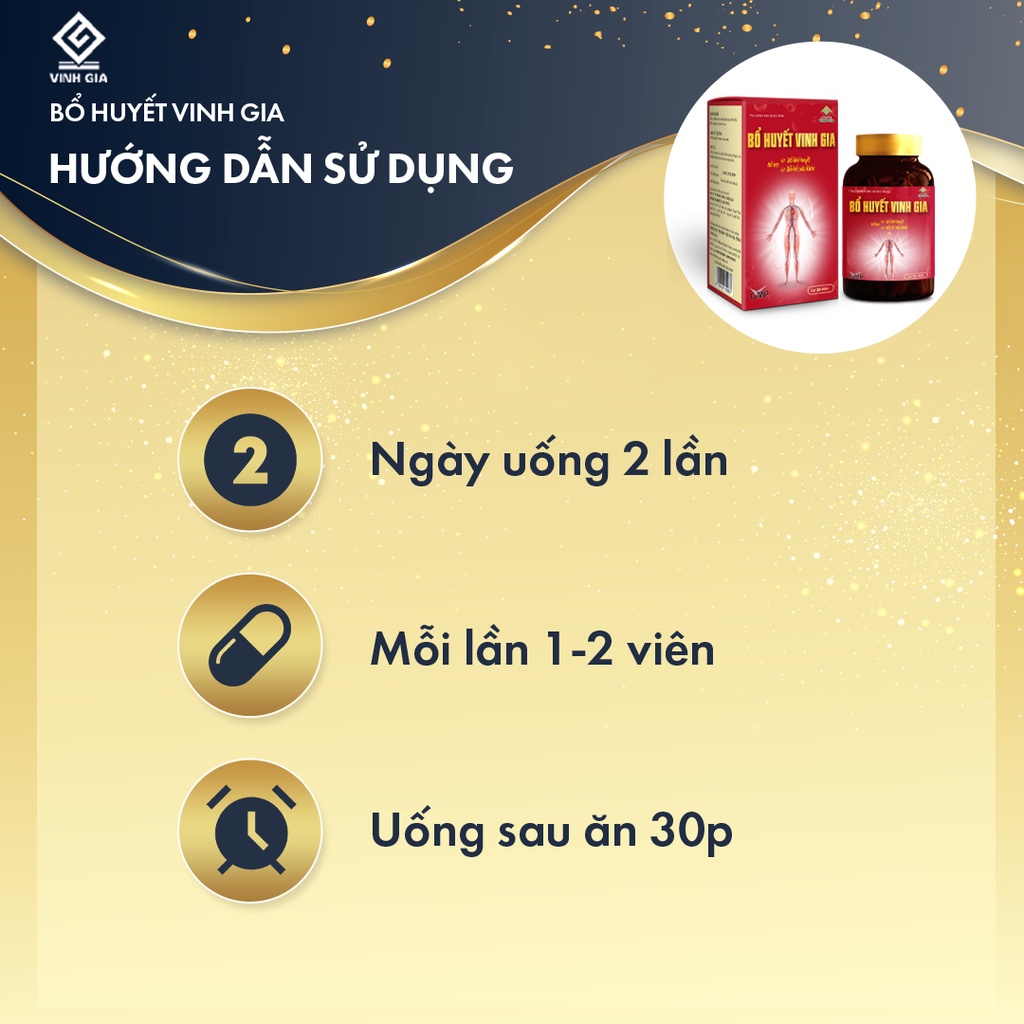 Viên Nang Bổ Huyết Đông Trùng Hạ Thảo Vinh Gia Giúp Nâng Cao Sức Đề Kháng Dành Cho Mọi Lứa Tuổi – Hộp 1 Lọ x 30 Viên