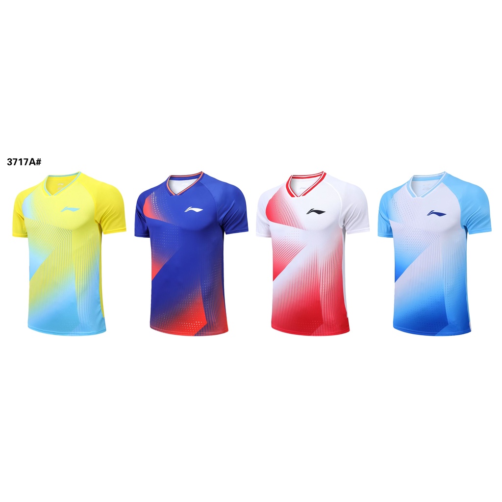 LI NING Hàng Mới Về Mới Áo Thun Chơi Cầu Lông Tay Ngắn Thời Trang Cho Nam Và Nữ 2022