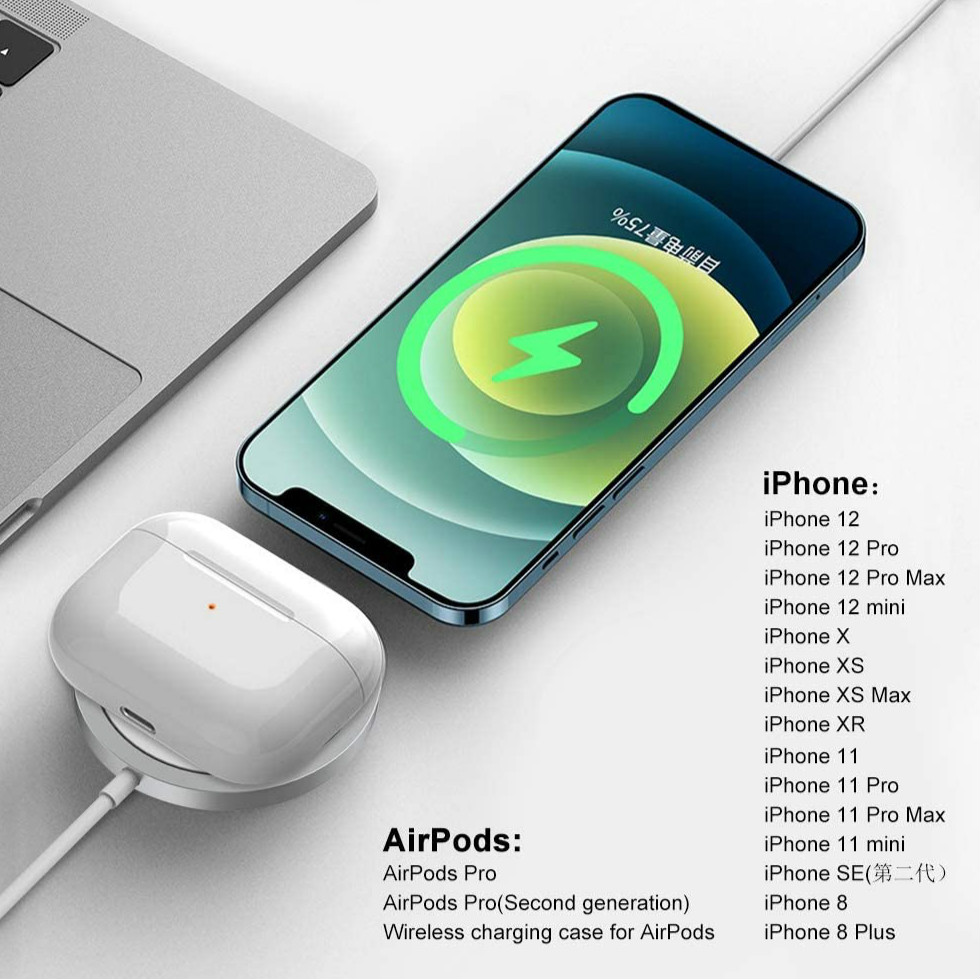 Đế sạc nam châm không dây 15W cho Iphone 12 11 Pro Max X Xs Max Xr 8 Plus