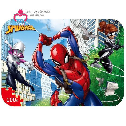 Puzzle ghép hình NGƯỜI NHỆN 100 pcs dập nổi - Hàng cao cấp