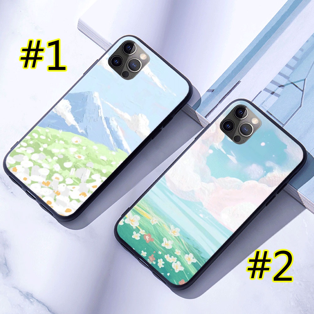 Ốp Điện Thoại Silicon Mềm Hình Phong Cảnh Cho Vivo Y11 Y12 Y17 Y19 Y12S Y20 Y20i Y20S Y15 2020