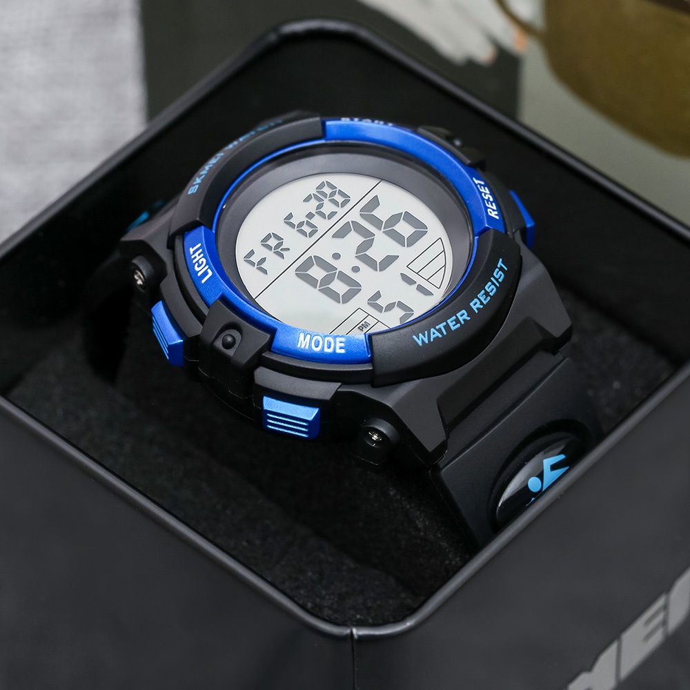 Đồng Hồ Nam Điện Tử Thể Thao Pin Nhật, Kháng Nước SKMEI - 1266BU - Hàng Chính Hãng