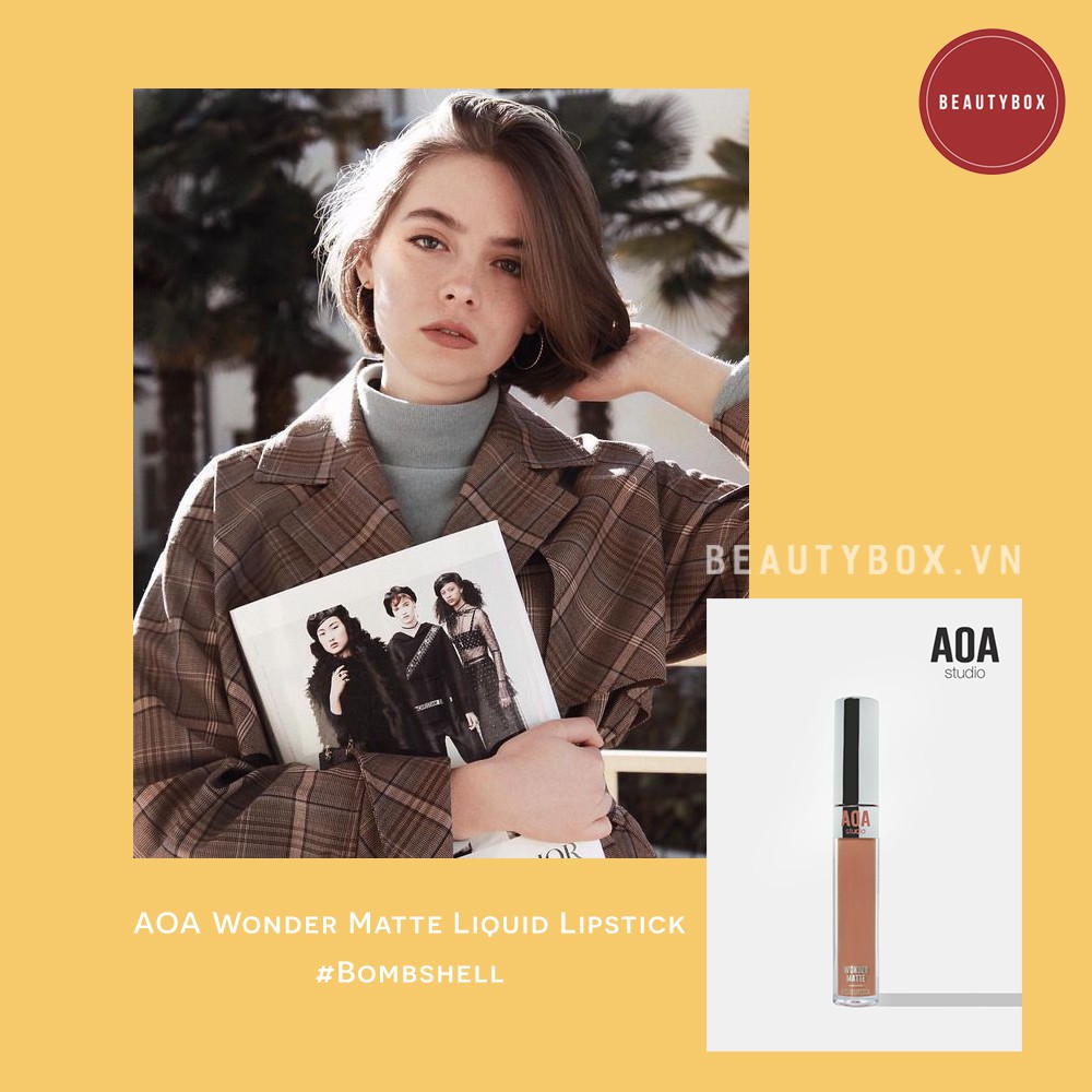 Son kem lì AOA Wonder Matte Liquid Lipstick (20 màu) | WebRaoVat - webraovat.net.vn