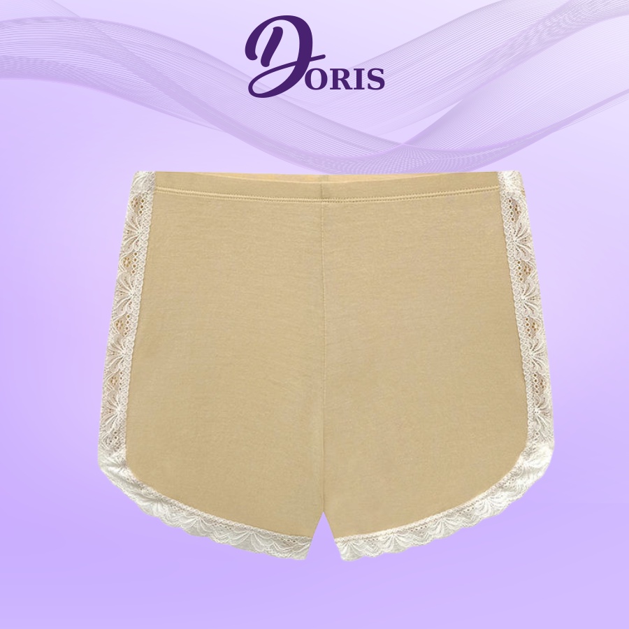 Quần Đùi Cotton Co Dãn Mặc Nhà Thoáng Mát Viền Ren Xinh Xắn DORIS 510