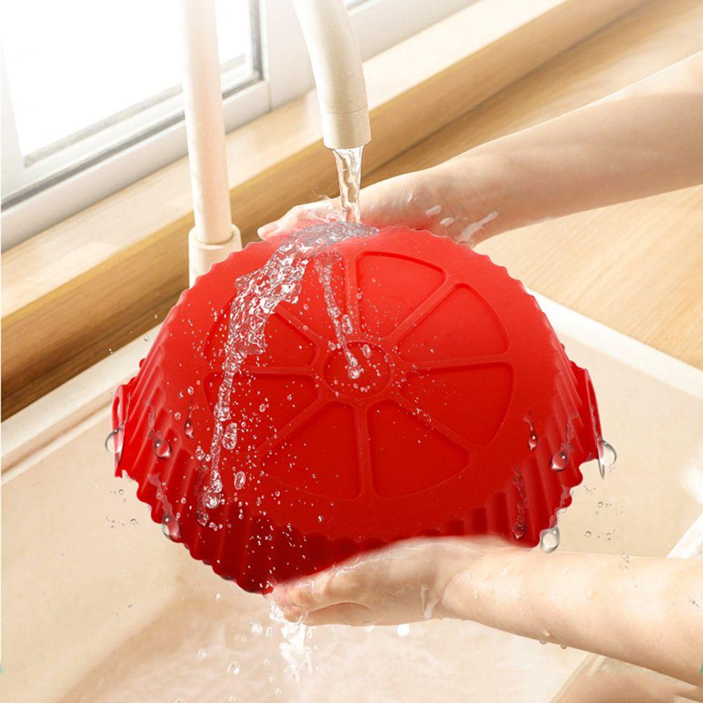 KUNHEV Nồi Chiên Không Dầu Bằng Silicone Có Thể Tái Sử Dụng