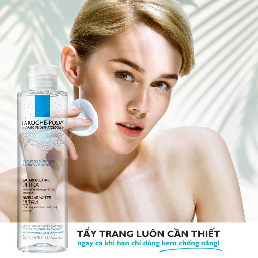 Tẩy trang La Roche-Posay Micellar Water Ultra Sensitive Skin - Nước tẩy trang La Roche Posay cho da nhạy cảm