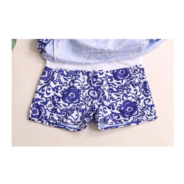 Bikini big size giấu bụng một mảnh họa tiết hoa HXK | BigBuy360 - bigbuy360.vn