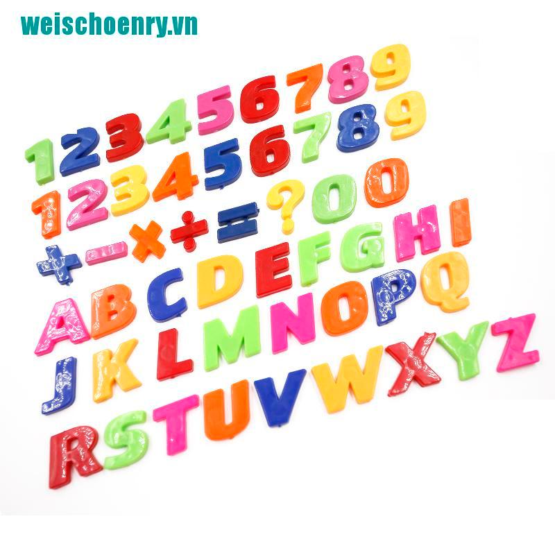 Bộ Nam Châm Gắn Tủ Lạnh Hình Chữ Cái Và Chữ Số