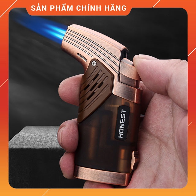 Dụng Cụ Mồi Bếp 𝐁𝐚̣̂𝐭-𝐋𝐮̛̉𝐚 Honest BCZ776-1 kh.....ò Mỏ Vịt 2 Tia Mạnh Mẽ, Có Đục Xì Ga Tiện Lợi - Nhiều Màu