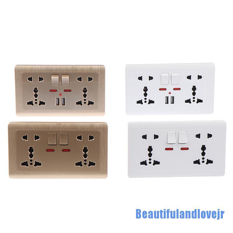 Ổ Cắm Điện Gắn Tường Đa Năng 5 Lỗ 2.1aandlojr 0202