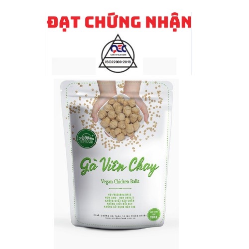 HÀNG CÔNG TY, Gà Viên Chay An Nhiên 150g, Thịt Chay, Thực Phẩm Chay Dinh Dưỡng, Thuần Chay Healthy, Đồ Ăn Chay