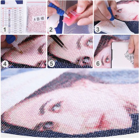 tranh đính đá đẹp theo yêu cầu , bạn bè người thân gia đinh phong cảnh làm thành bức tranh kỉ niệm treo trong nhà | BigBuy360 - bigbuy360.vn