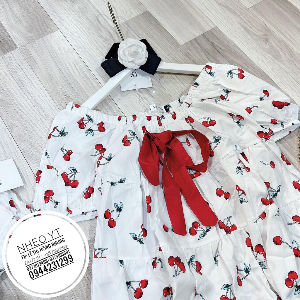 Váy đầm nữ, váy cherry siêu kuteee luôn ạ | BigBuy360 - bigbuy360.vn