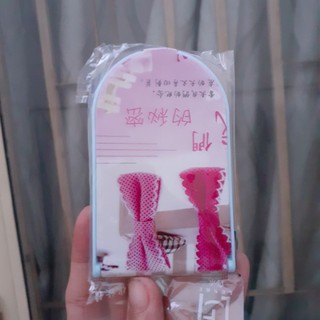 Gương soi kèm lược bỏ bóp mini (kt: 5.8×9.5cm)