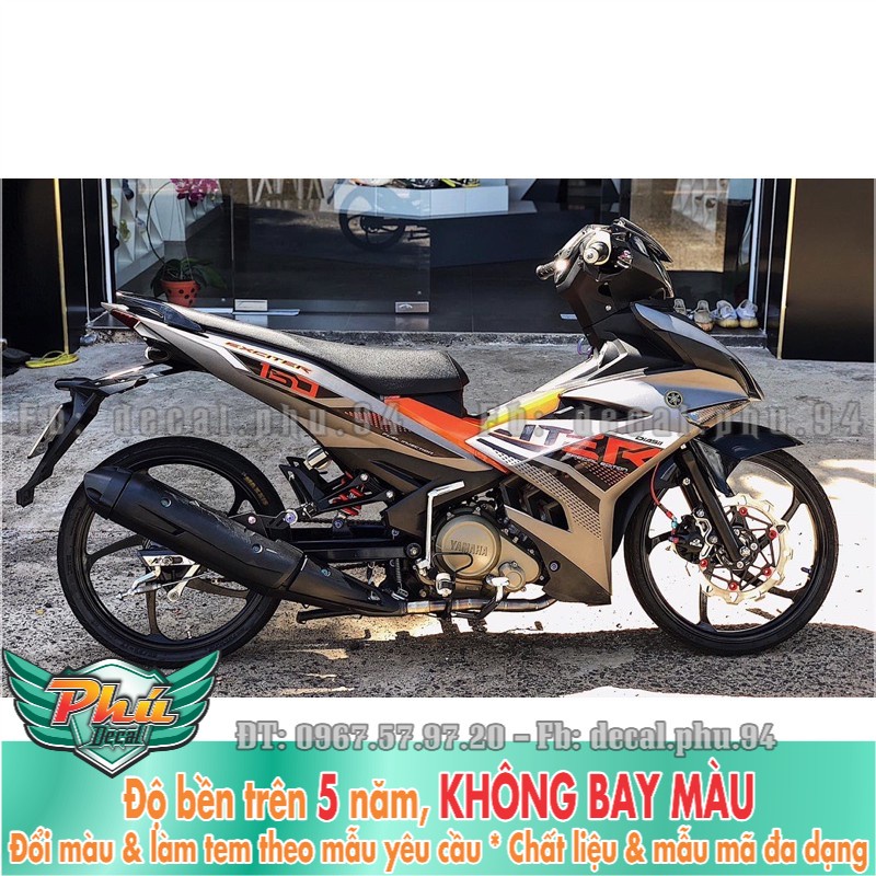 Tem rời Exciter 150 Cam xám mẫu mới 2021 -1