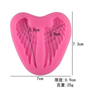 Khuôn rau câu silicon đôi cánh