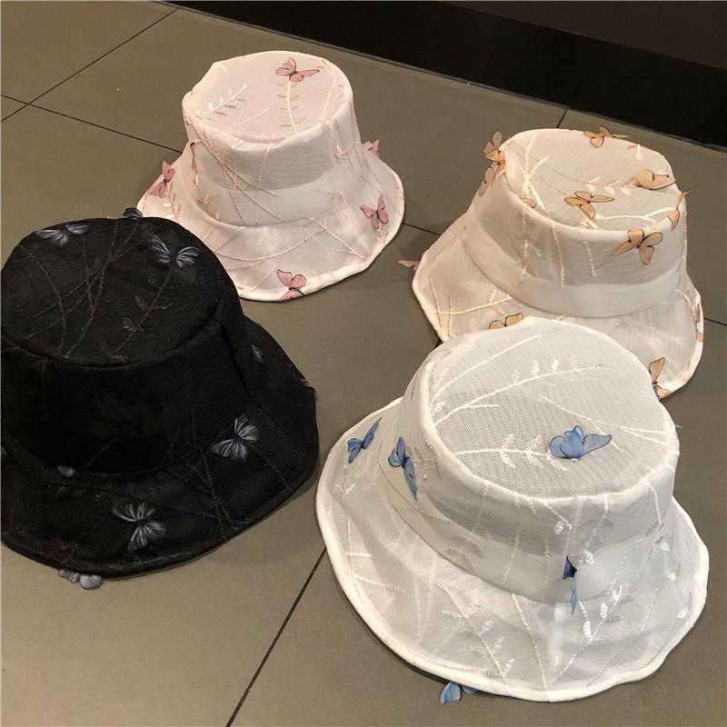 Nón Tai Bèo Che Nắng Phối Lưới Thoáng Khí Thời Trang Mùa Hè Phong Cách Hàn Quốc Cho Nữ
