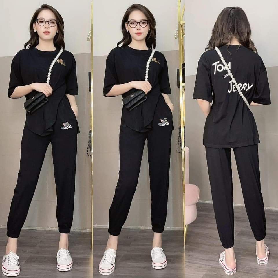 [Mã FATHANG5 giảm 10K đơn 50K] Đồ Bộ Nữ, Bao Đẹp, Chất Thun Cotton 100%, 3 size L, XL, XXL, 45kg đến 80kg vừa, P130