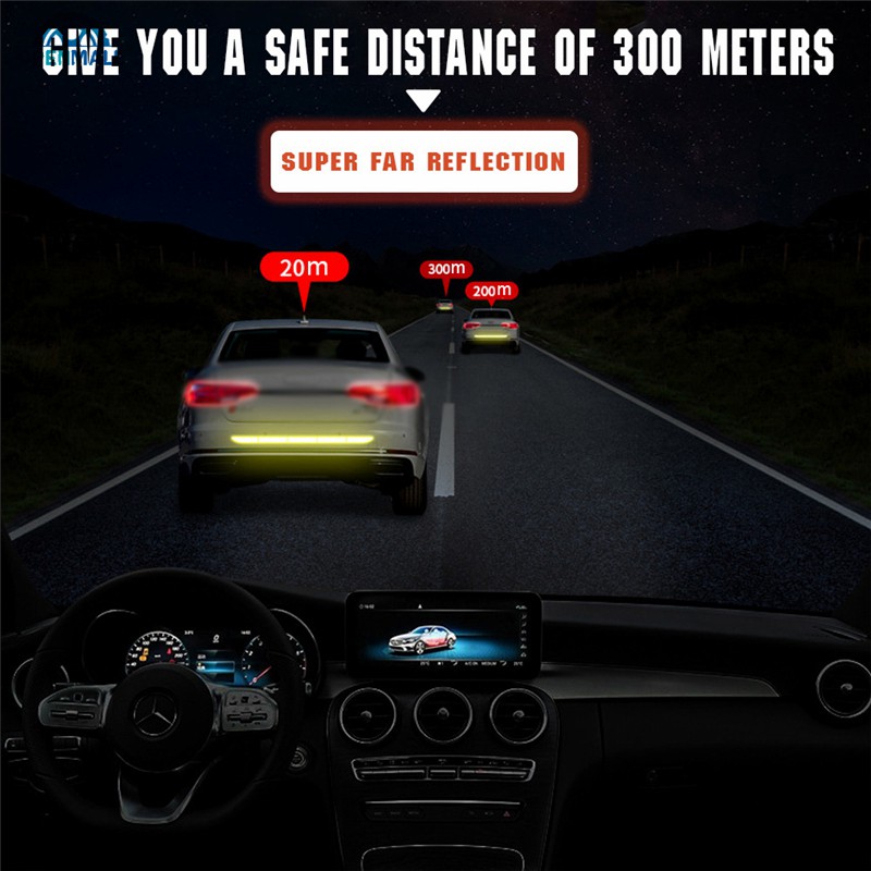 Set 5 Miếng Dán Phản Quang Cảnh Báo Cho Xe Hơi