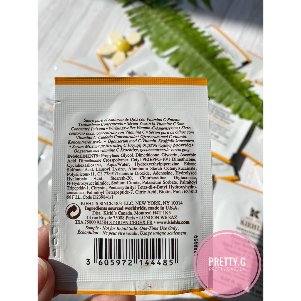 Tinh Chất Dưỡng Mắt Kiehl's Vitamin C Eye Serum 1.5ml (Gói) | BigBuy360 - bigbuy360.vn