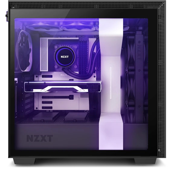 Vỏ Case NZXT H710i SMART Case (Mid Tower / Màu Trắng - Đen - Đỏ)