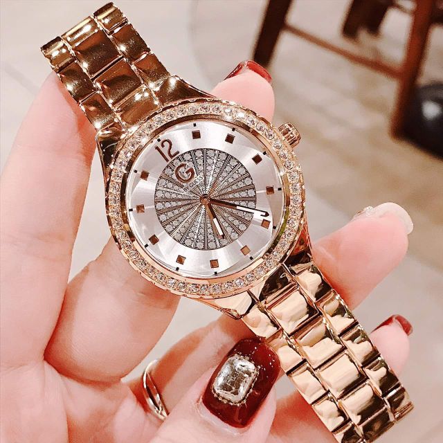 Đồng hồ nữ Guess rosegold sz 36mm