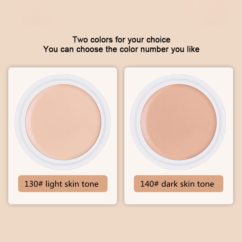 Kem Che Khuyết Điểm 2 Màu Dưỡng Ẩm Lâu Trôi Che Phủ Quầng Thâm/ Mụn Chống Thấm Nước Và Mồ Hôi