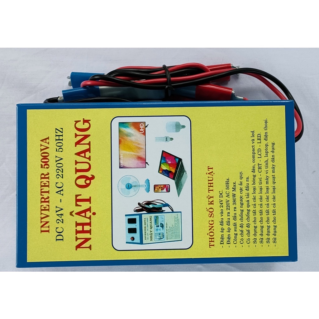 BỘ ĐẢo ĐIỆN 24V RA 220V AC 500VA