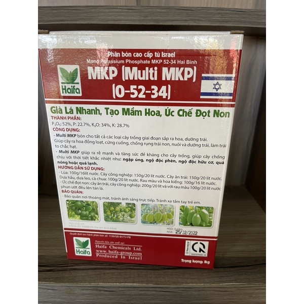 PHÂN BÓN LÁ MKP- Kích ra hoa- Siêu chặn đọt 1kg
