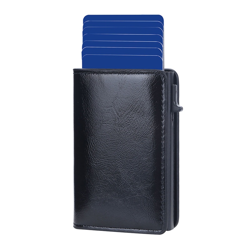Ví Nhôm Đựng Thẻ Tự Động Bật Lên Bảo Vệ RFID Cho Nam