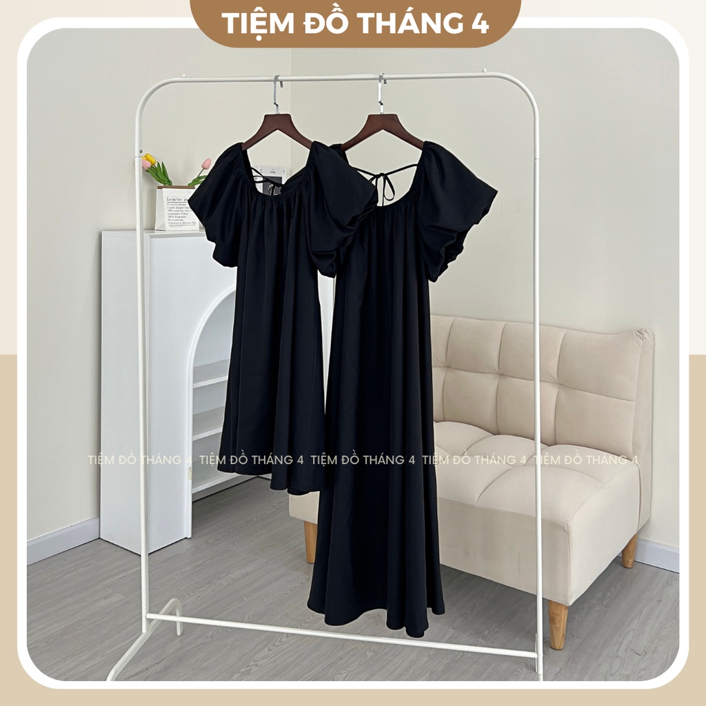 Đầm Suông Babydoll Tay Phồng Form Rộng TIỆM ĐỒ THÁNG 4 WING DRESS