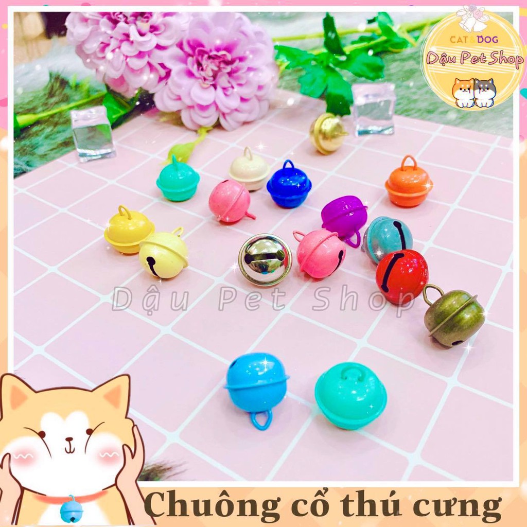 [LOẠI TO] Chuông vòng cổ đủ màu cho chó mèo