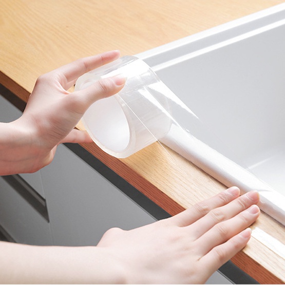 SUPO DEPOT - Miếng dán viền góc tường trong suốt chống nước chống ẩm mốc 3cmx3m/ 5cmx3m cho nhà bếp/ phòng tắm