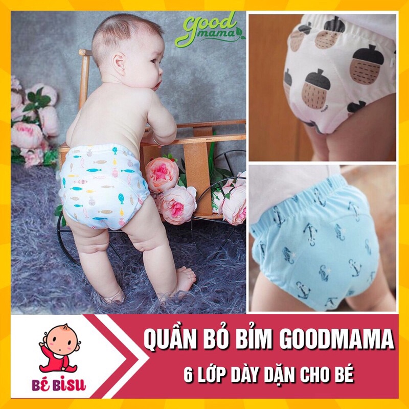 Quần chip vải cho bé - quần tập bỏ bỉm