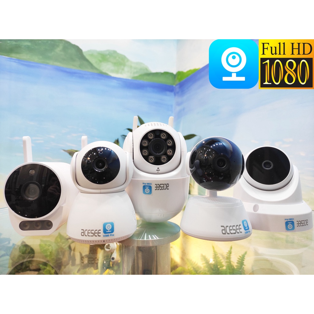 Camera Giám Sát An Ninh V380 Chính Hãng 2.0 FullHD hồng ngoại nhìn đêm sắc nét