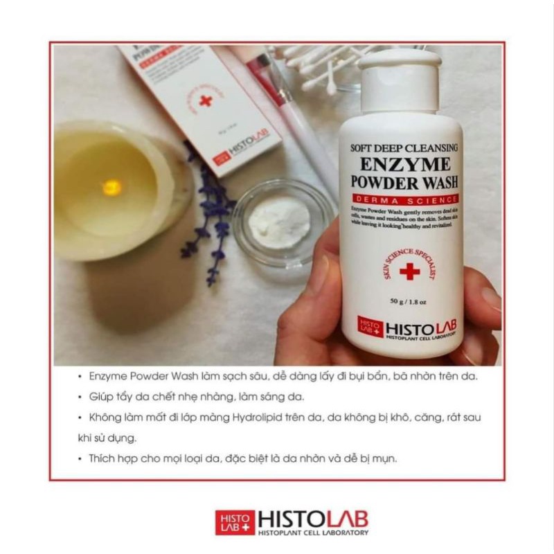 Bột rửa mặt enzyme histolab