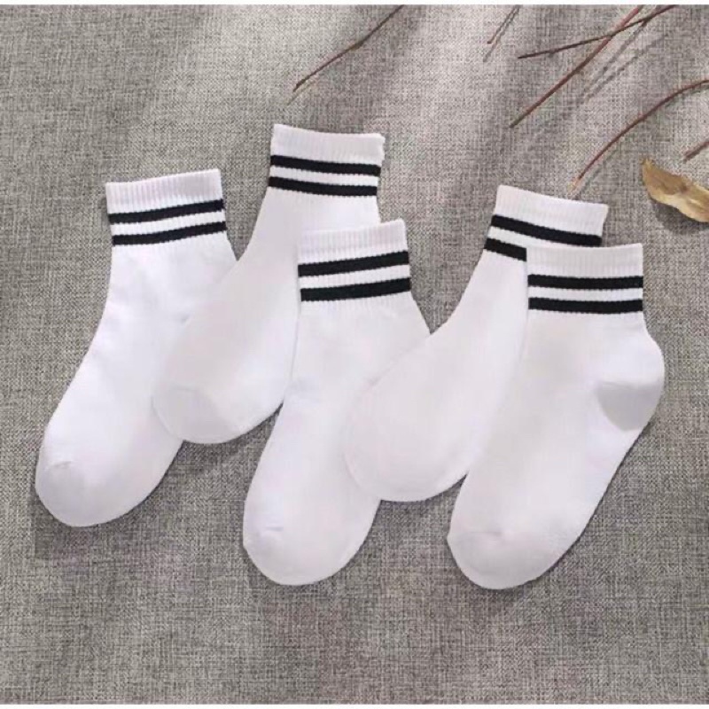 Tất kẻ ngang cổ vừa- nam, nữ - T081