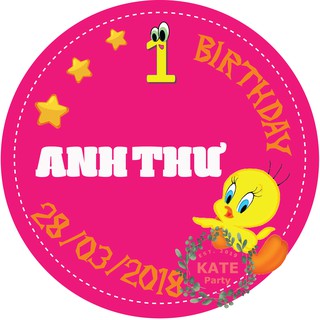 Bảng Tên Sinh Nhật BÉ GÁI Thiết Kế Theo Yêu Cầu